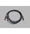 CABLE 1 JACK ESTÉREO - 2 JACK MONO