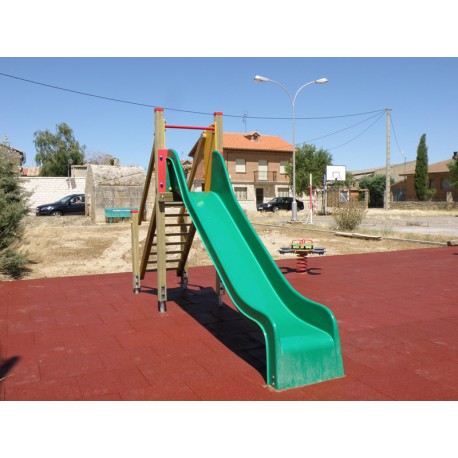 Escalera tobogán