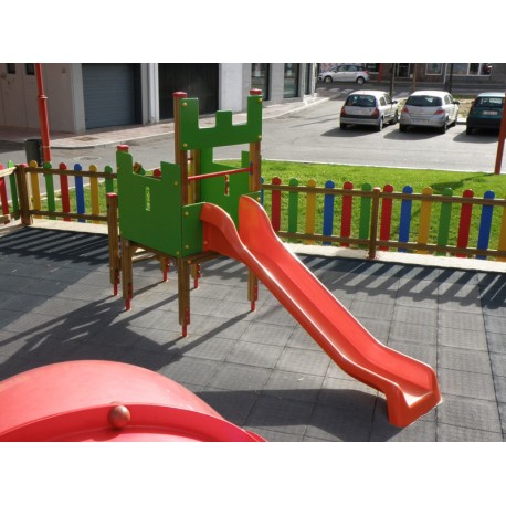 Escalera tobogán
