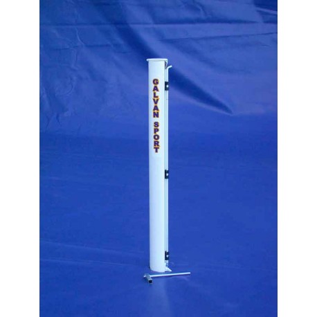 Postes de tenis anclado de aluminio