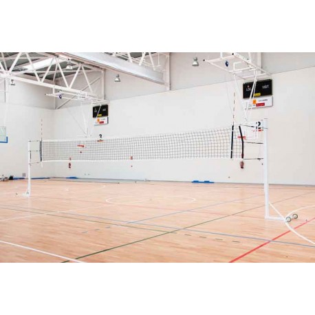 Juego de postes de vóleibol portátiles