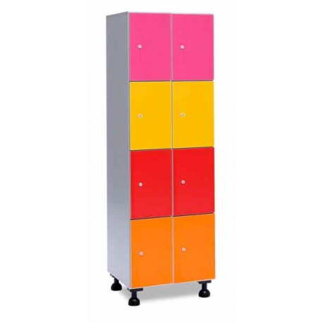 Taquillas de madera hidrófuga para vestuarios