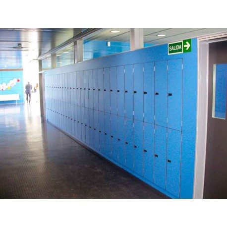 Taquillas fenólica y melamina para vestuarios