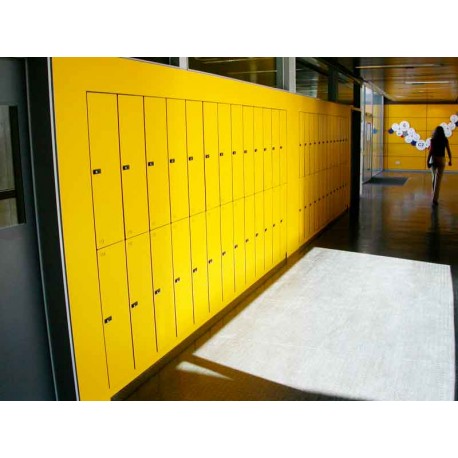 Taquillas fenólica y melamina para vestuarios