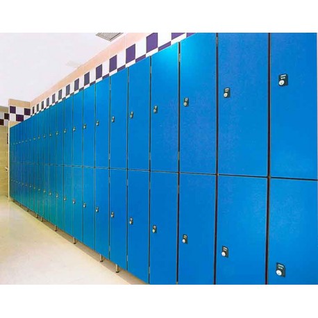 Taquillas fenólica y melamina para vestuarios
