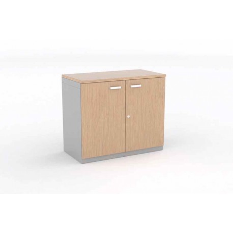 Armario de oficina con puerta abatible y 1 estante