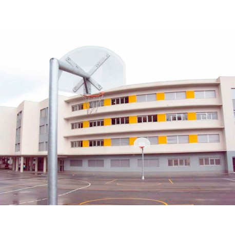 Canasta de exteriores antivandálica