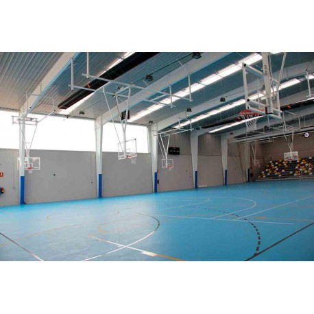 Canasta bitubo elevable de techo motorizada