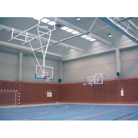 Canasta bitubo elevable de techo motorizada