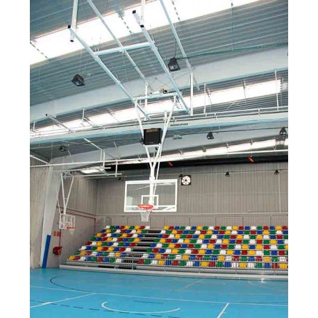 Canasta bitubo elevable de techo motorizada