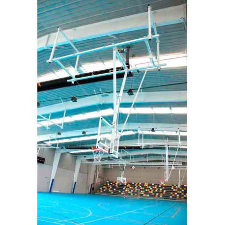 Canasta bitubo elevable de techo motorizada