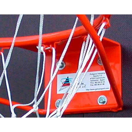 Aro de baloncesto modelo escolar reforzado