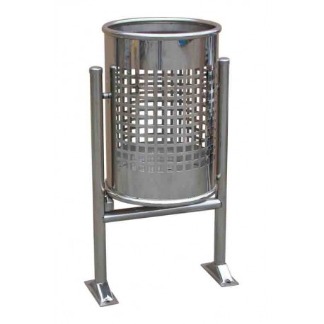 Papeleras metálicas para mobiliario urbano