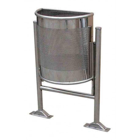 Papeleras metálicas para mobiliario urbano