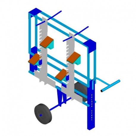Carro porta tacos de salida