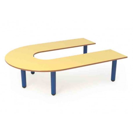 Mesa escolar en U para colegios