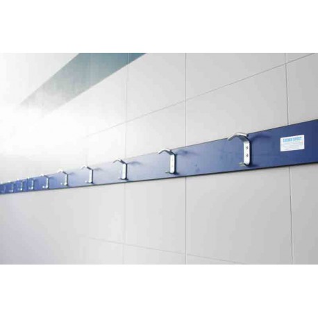 Percheros fijos fenólicos de pared para vestuarios