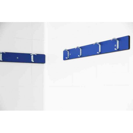 Percheros fijos fenólicos de pared para vestuarios