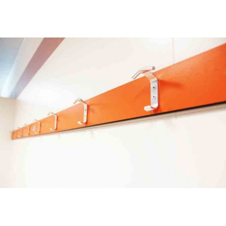 Percheros fijos fenólicos de pared para vestuarios