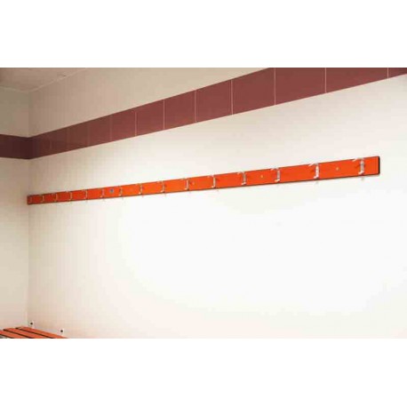 Percheros fijos fenólicos de pared para vestuarios