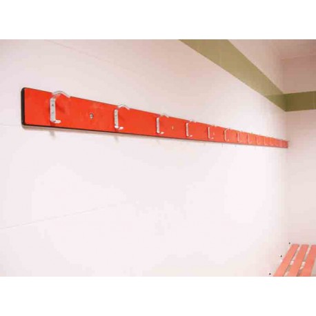 Percheros fijos fenólicos de pared para vestuarios