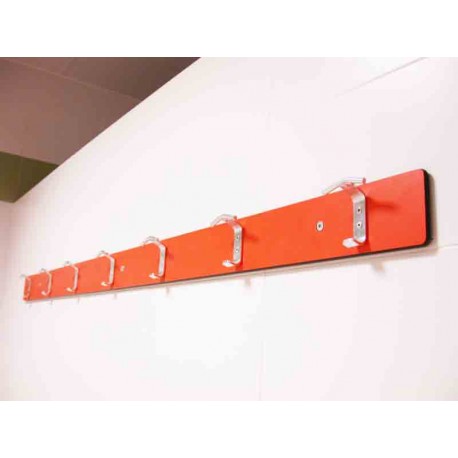 Percheros fijos fenólicos de pared para vestuarios