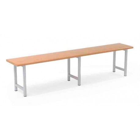 Banco de pino para equipamiento de vestuario | Sointec Proyectos