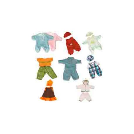 Juego didáctico vestidos 6 unidades