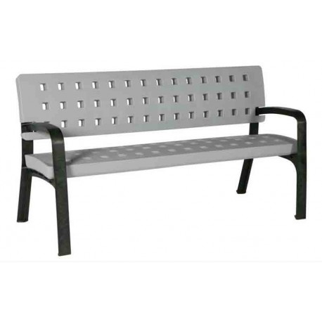 Bancos de polietileno en diferentes colores para geriátricos