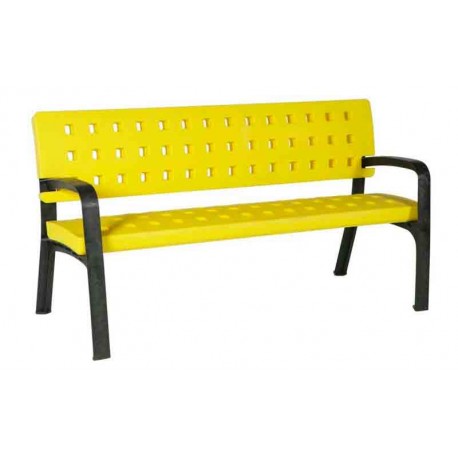 Bancos de polietileno en diferentes colores para geriátricos