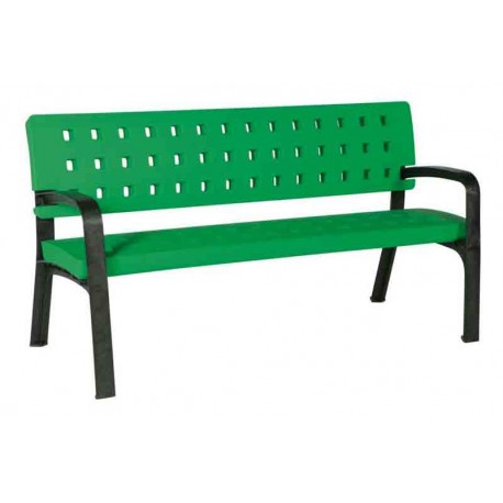 Bancos de polietileno en diferentes colores para geriátricos