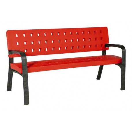 Bancos de polietileno en diferentes colores para geriátricos