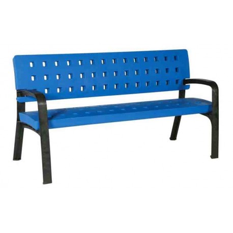 Bancos de polietileno en diferentes colores para geriátricos