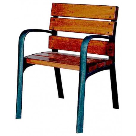 Bancos de madera para mobiliario urbano