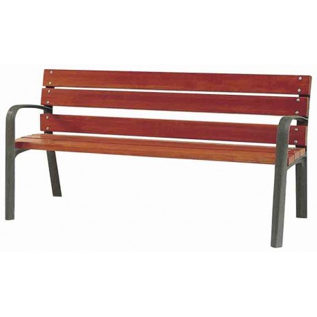 Bancos de madera para mobiliario urbano