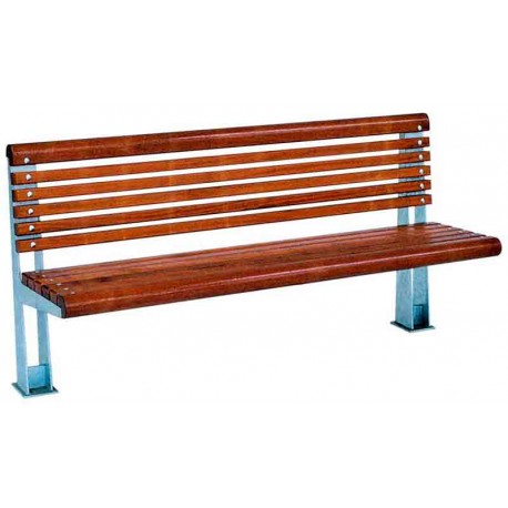 Bancos de madera para mobiliario urbano