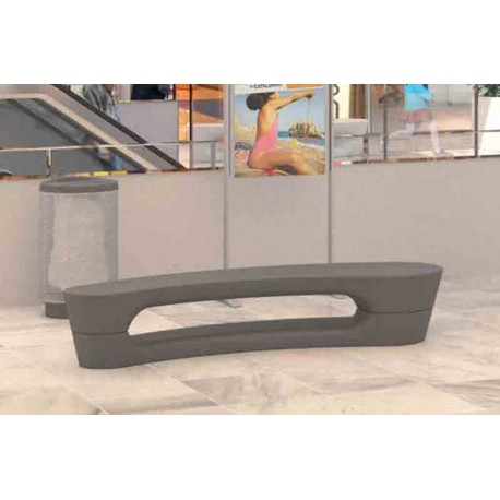 Bancos modernos de exteriores