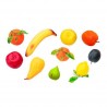 Frutas grandes de plástico 10 piezas
