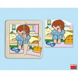 Puzzle 6 piezas "Zaro se despierta"