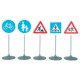 Juego educativo señales de tráfico 5 piezas