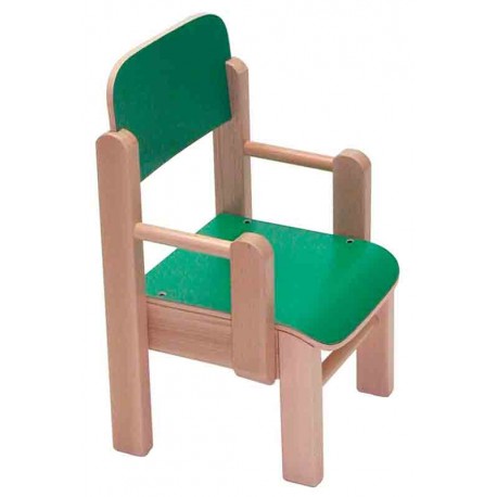 Silla escolar infantil de madera Guay