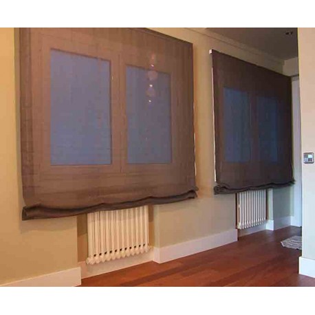 Estores de tela plegables y de nube para interior