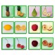 Juego didáctico las frutas y sus aromas