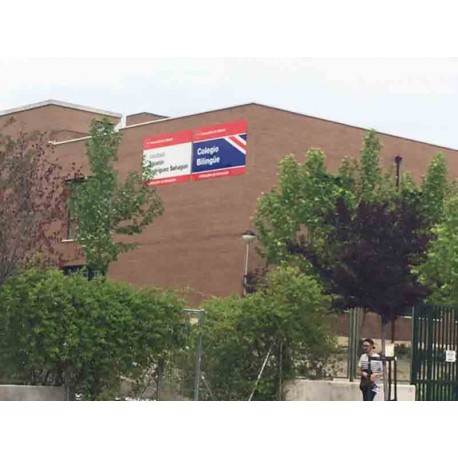 Cartel de centro escolar