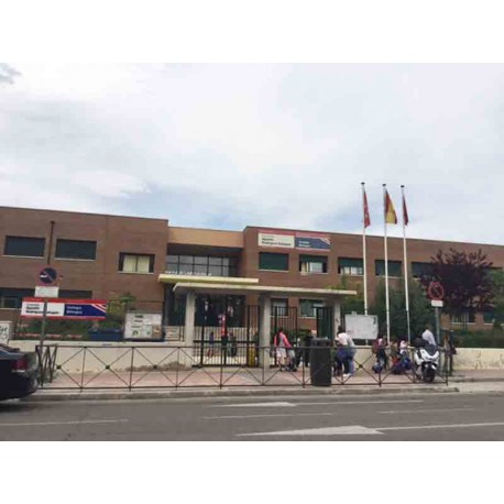 Cartel de centro escolar