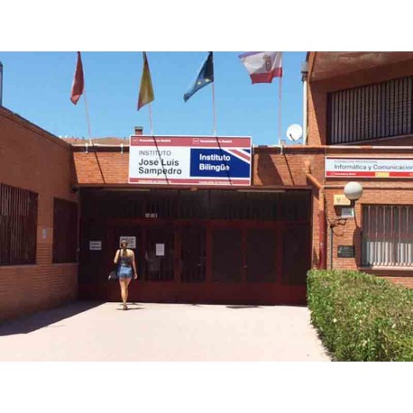 Cartel de centro escolar