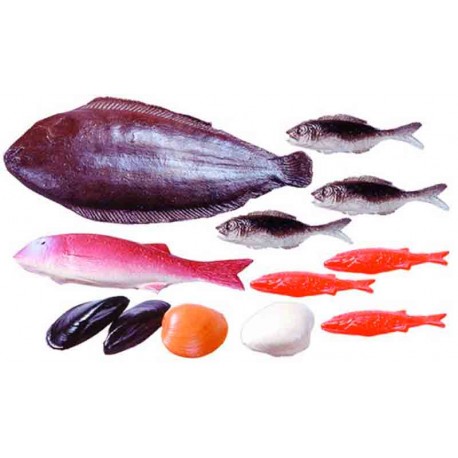 Juego educativo infantil Pescado 12 piezas
