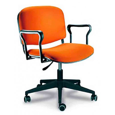 Silla giratoria aries tapizada 5 ruedas