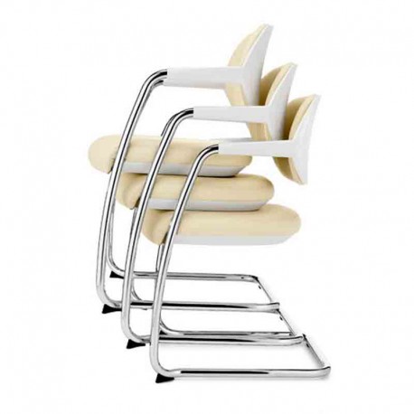Silla de confidente indus tipo patín