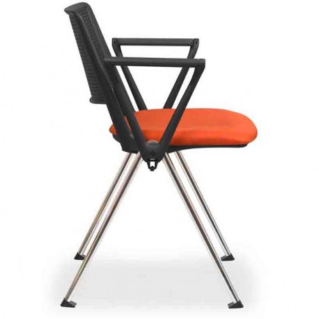 Silla confidente star respaldo perforado